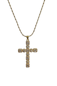 Load image into Gallery viewer, “Donna" 14k gold filled cross