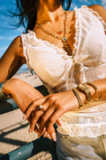 Load image into Gallery viewer, “alara” gold filled cz bangle