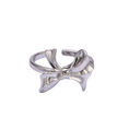 Load image into Gallery viewer, tied ribbon bow adjustable ring