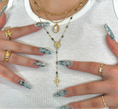 Load image into Gallery viewer, “water” 14k gold filled Rosary