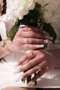 Load image into Gallery viewer, “Ily” 24k gold filled adjustable ring