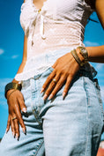 Load image into Gallery viewer, “alara” gold filled cz bangle