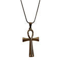 Load image into Gallery viewer, “cleo” stainless steel cross black cord necklace