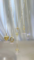 Load image into Gallery viewer, “Lolita” 14k gold filled bow necklace