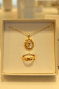 Load image into Gallery viewer, “Love” 14k gold filled heart set