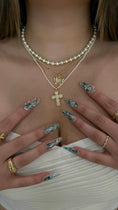 Load image into Gallery viewer, "sofie" 14k gold filled cross