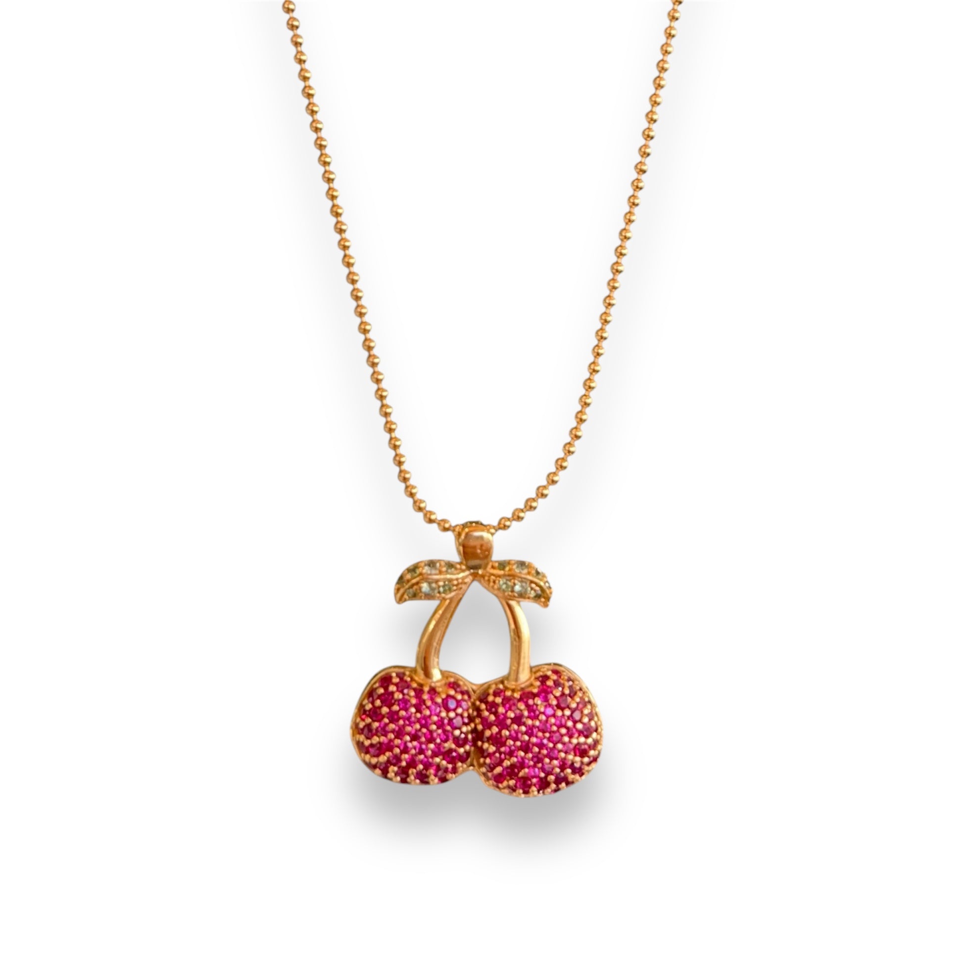 iced cherry necklace – so lovely jewels