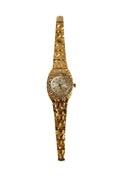 Load image into Gallery viewer, “all american” gold cz vintage watch