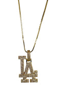 Load image into Gallery viewer, LA 14k gold filled cz necklace