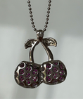 Load image into Gallery viewer, iced cherry necklace