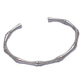 Load image into Gallery viewer, “dakota” white gold filled bangle