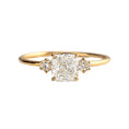 Load image into Gallery viewer, cushion cut CZ diamond “love” ring