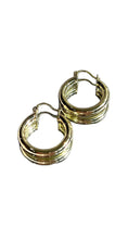 Load image into Gallery viewer, "divine" 14k gold filled hoops