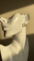Load image into Gallery viewer, “glisten” 24k gold filled mini hoops