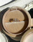 Load image into Gallery viewer, cushion cut CZ diamond “love” ring
