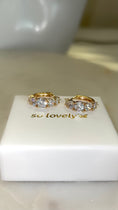 Load image into Gallery viewer, “glisten” 24k gold filled mini hoops