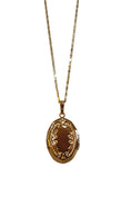 Load image into Gallery viewer, “starlette” 14k gold filled locket necklace
