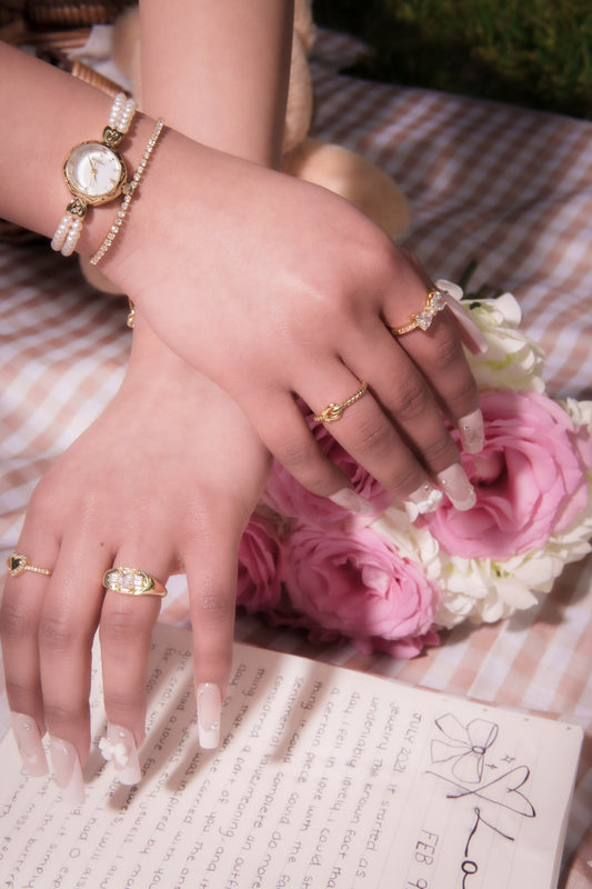 "Charlotte" 24k gold filled ring