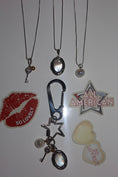 Load image into Gallery viewer, “love story” silver key necklace
