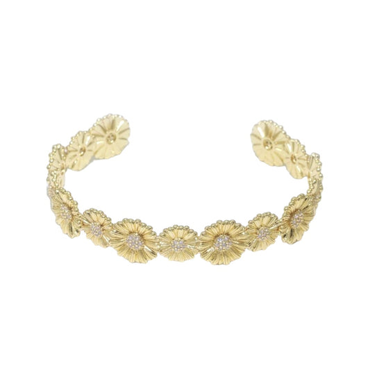 “daisy chain” 14k gold filled bangle