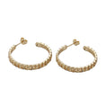 Load image into Gallery viewer, “buckle chain” 14k gold filled hoops
