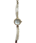 Load image into Gallery viewer, "Audrey" oval vintage pearl watch
