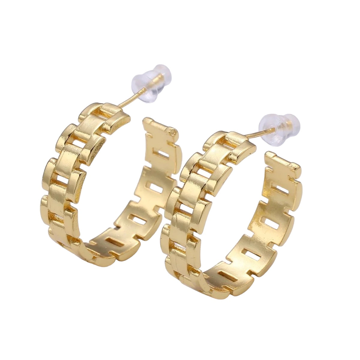 “celeste” 14k gold filled hoops