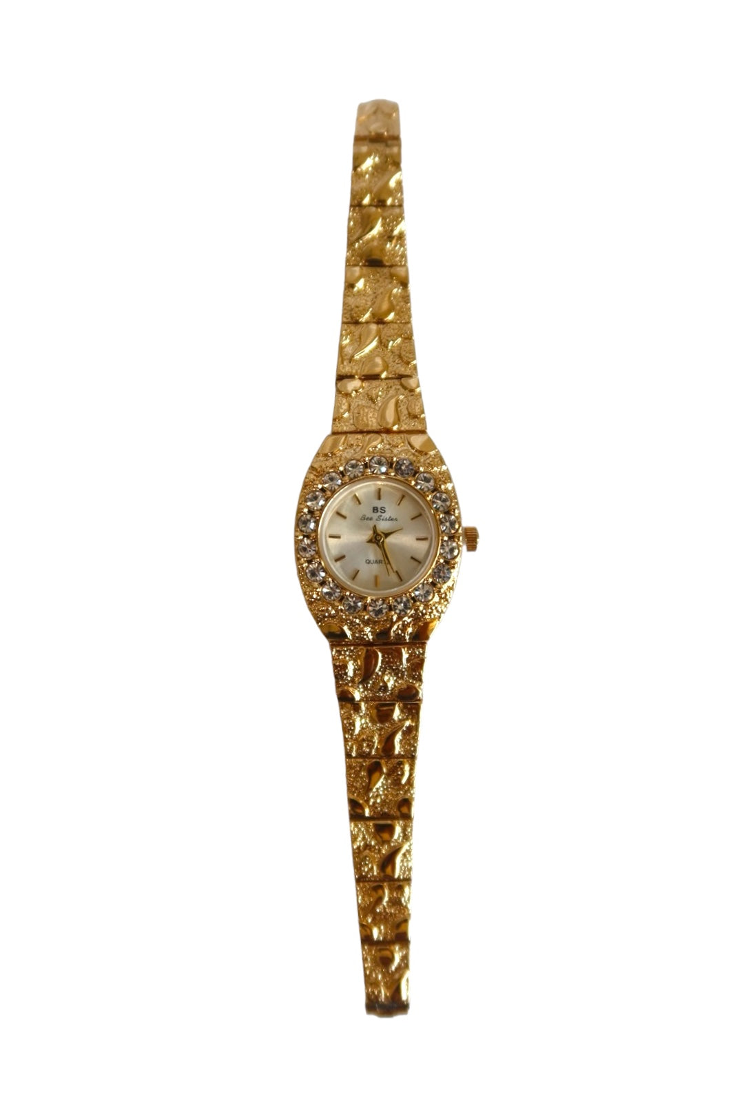 “all american” gold cz vintage watch