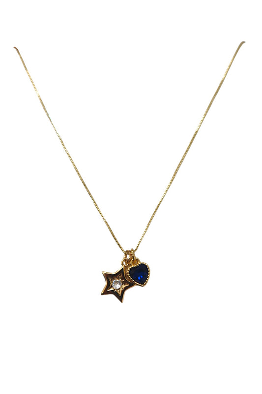 “cosmic” gold filled necklace