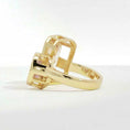 Load image into Gallery viewer, "paradise" baby pink and champagne ring

