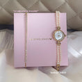 Load image into Gallery viewer, "Audrey" oval vintage pearl watch
