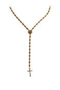 Load image into Gallery viewer, “all american” gold filled cz rosary for him
