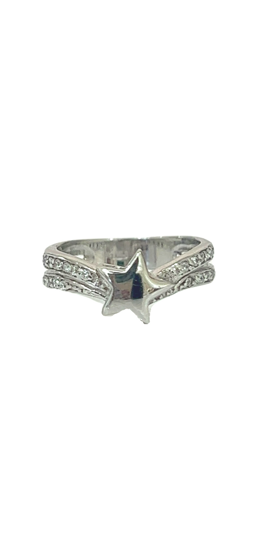“star girl” 925 sterling silver ring