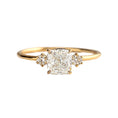 Load image into Gallery viewer, cushion cut CZ diamond “love” ring
