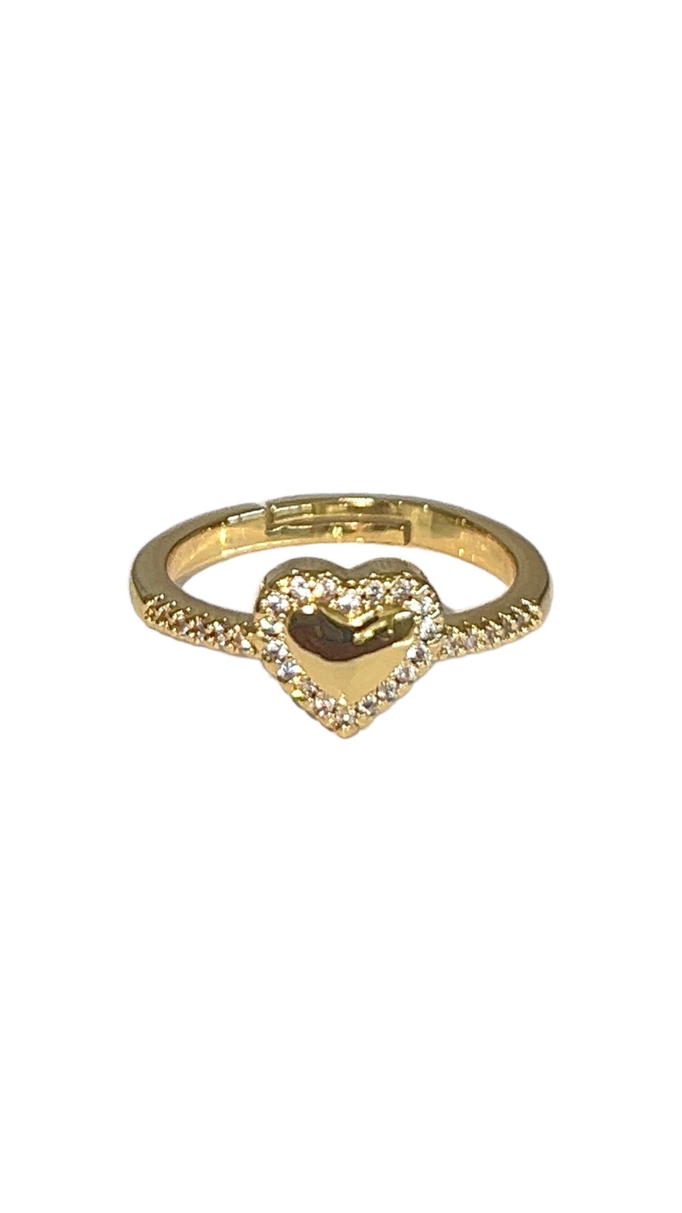 “Ily” 24k gold filled adjustable ring