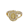 Load image into Gallery viewer, iced virgin Mary adjustable ring
