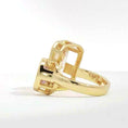 Load and play video in Gallery viewer, "paradise" baby pink and champagne ring
