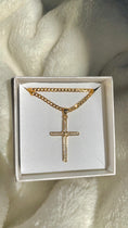 Load image into Gallery viewer, “kalani” 24k gold filled cross necklace
